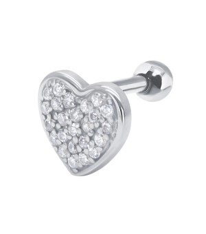 Heart Helix Ear Piercing TIP-3434
